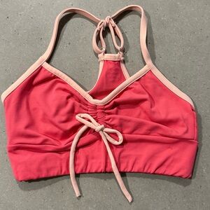 Honeycut "Moody Top" Racer Back Front Tie Dance Top